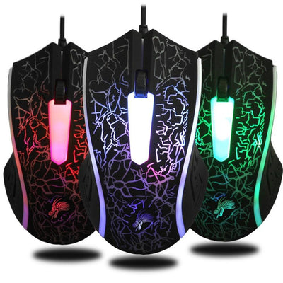 Computer Accessories Luminous USB Wired Mouse - Emmz Gadgets 