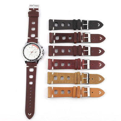 Cowhide Watch Band Accessories Breathable Sports Models - Emmz Gadgets 